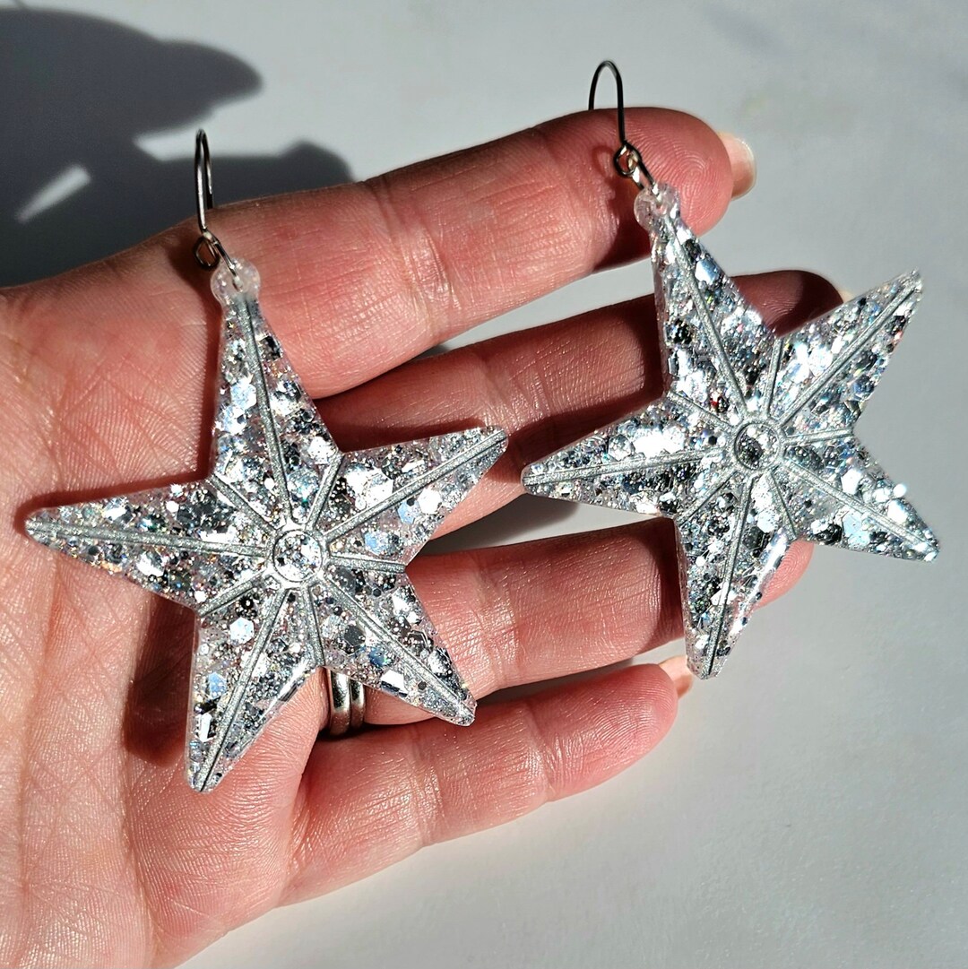 Shimmering Star Earrings