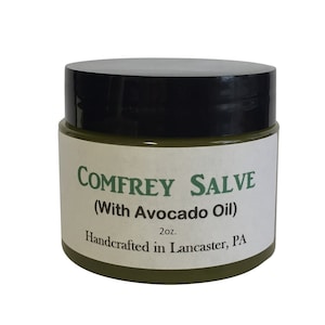 Comfrey Salve (With Avocado Oil) - 2oz. or 4oz.