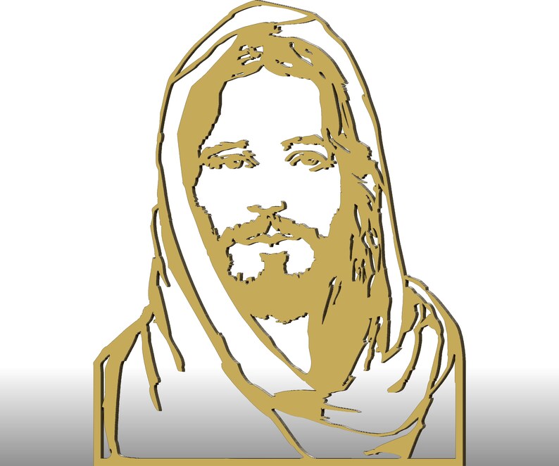 Jesus Christ SVG PDF EPS file vector image art design for | Etsy