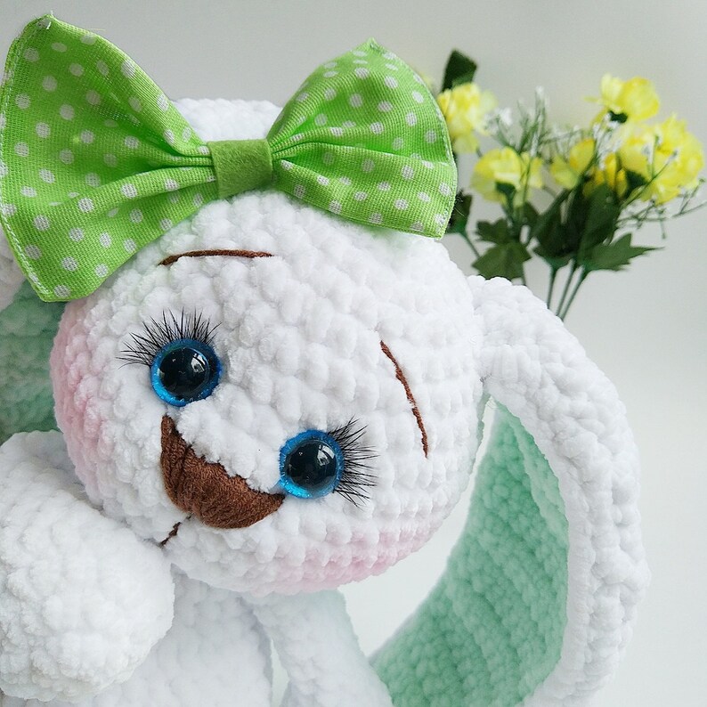 Custom Plush Personalized Bunny Bunny Rabbit Monogram Bunny Etsy