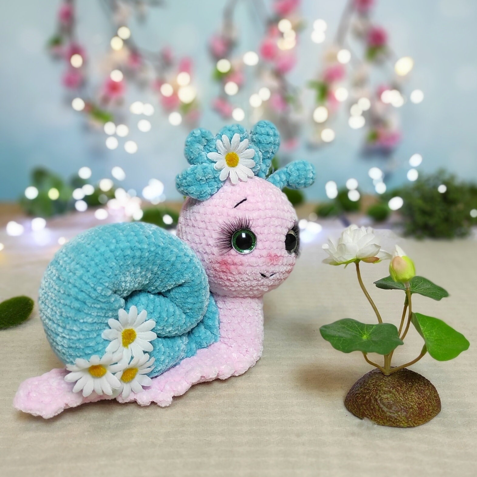 Plush Snail Amigurumi Crochet Pattern Etsy