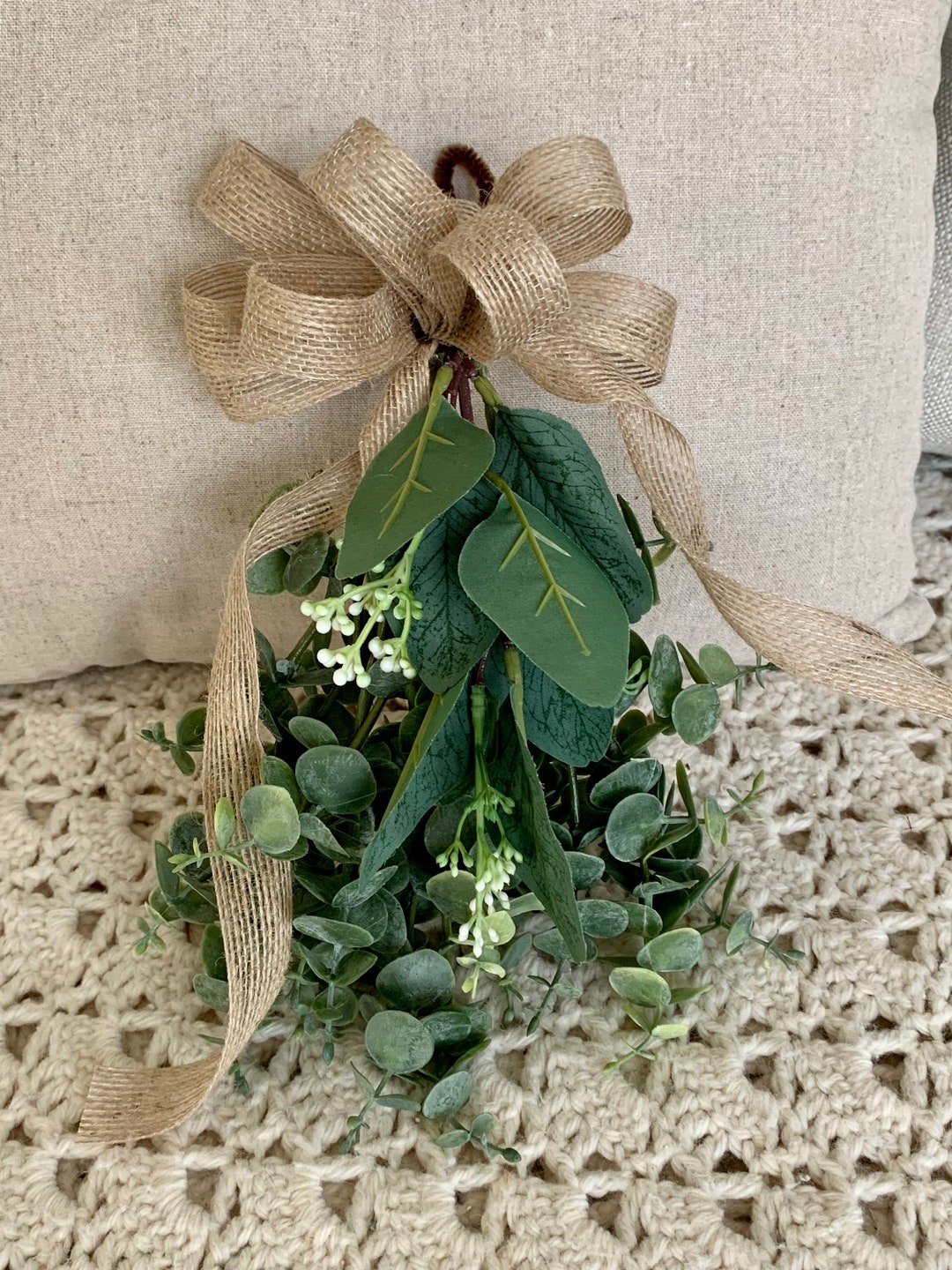 MINI EUCALYPTUS SWAG Mini Eucalyptus Leaves Swag Eucalyptus Etsy