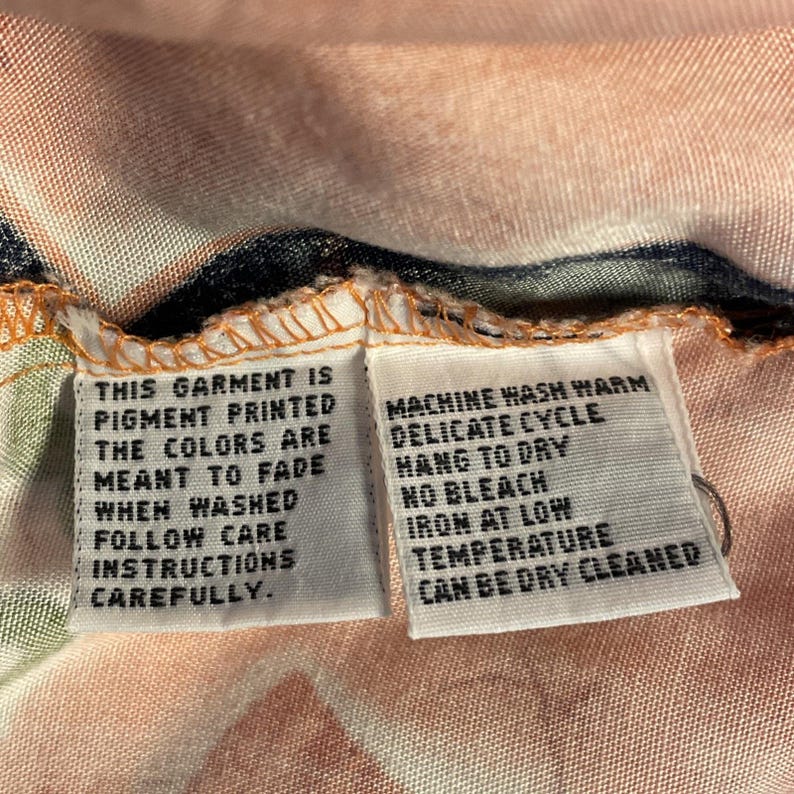 Vintage Tommy Bahama Women's size L Pullover Tunic Dress Cover-up Orange Tropical image 15