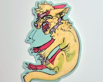 Emo Dog - Vinylstickers Monster Dogs Creatures