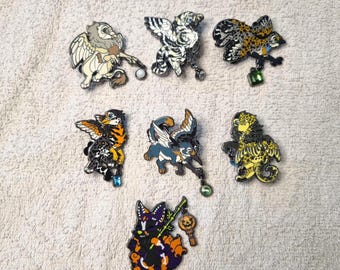 Ultimate Griffins/Lantern fox Fursona pins Hard Enamel pin