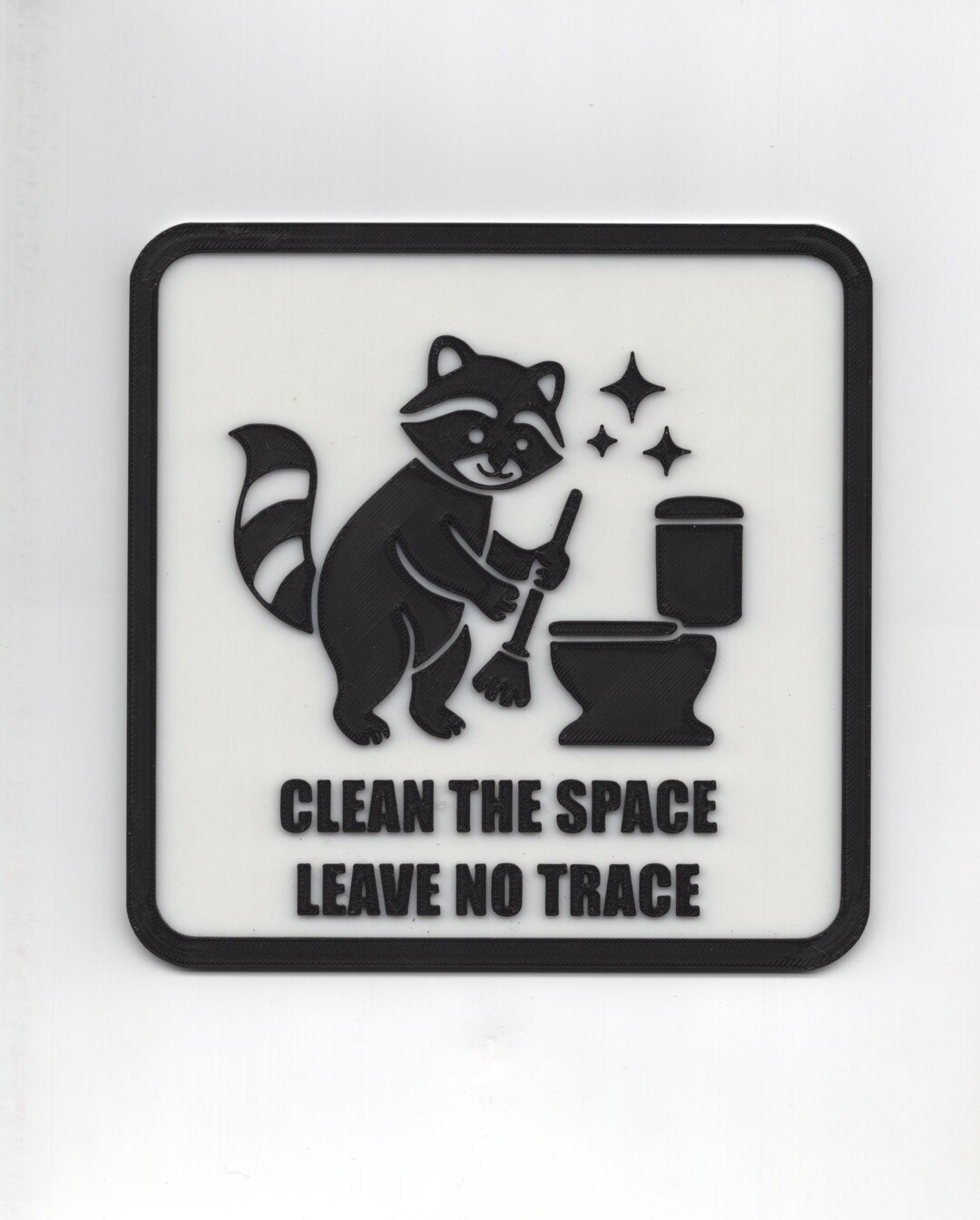 Furry-inspired 3D Printed Wall Sign - Clean - Etsy
