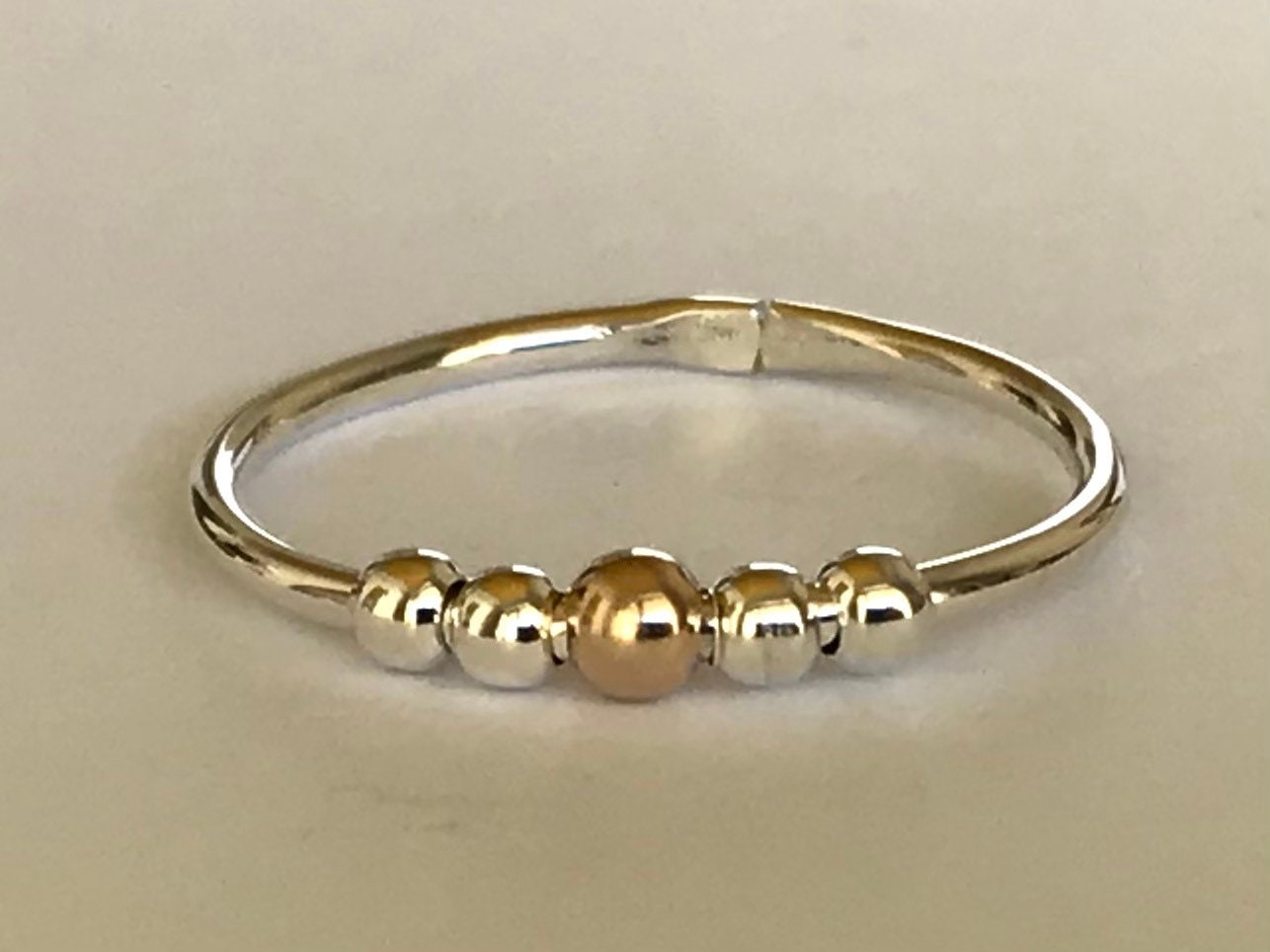 Worry Ring, Anxiety Ring, Fidget Ring Anxiety Bead Ring, Anxiety Ring