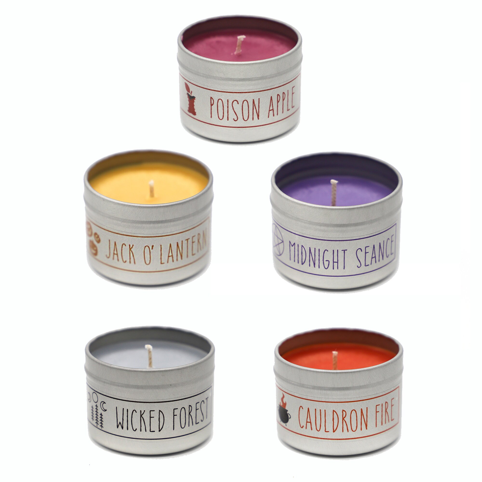 4 Candle Sampler Pack 2 oz Soy Candles Handmade Etsy