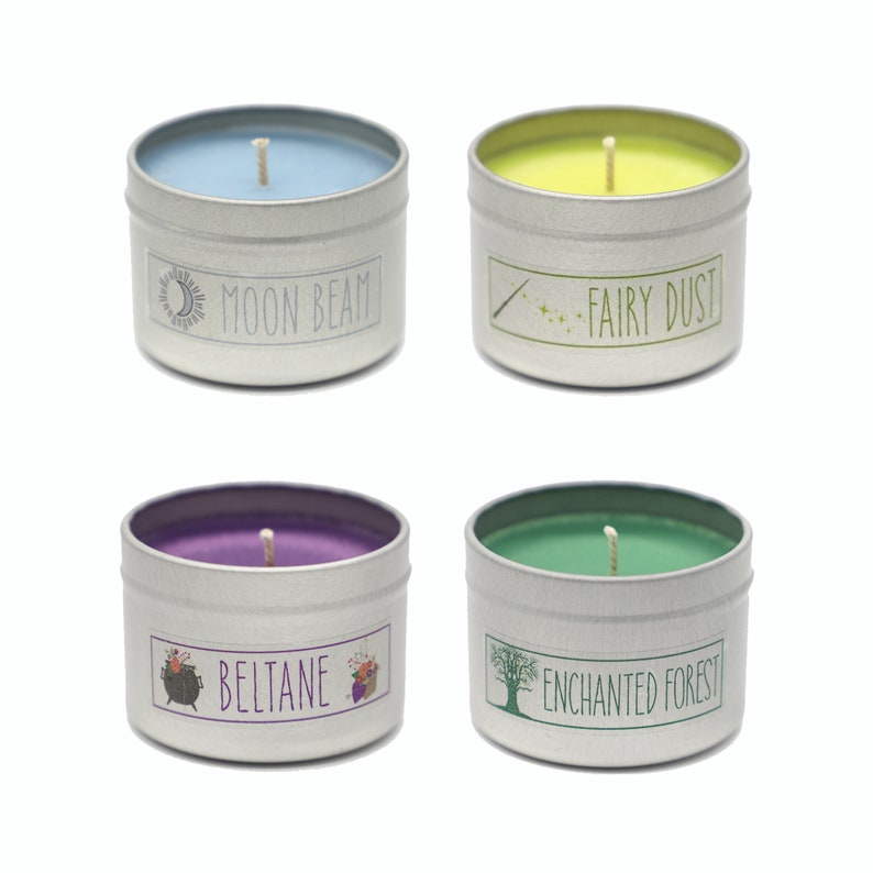 4 Candle Sampler Pack 2 oz Soy Candles Handmade Etsy