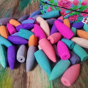 Blandad backflow vattenfallsbrännare blandade handgjorda indiska rökelsekottar premium högkvalitativ doftande doft backflow naturlig miljövänlig