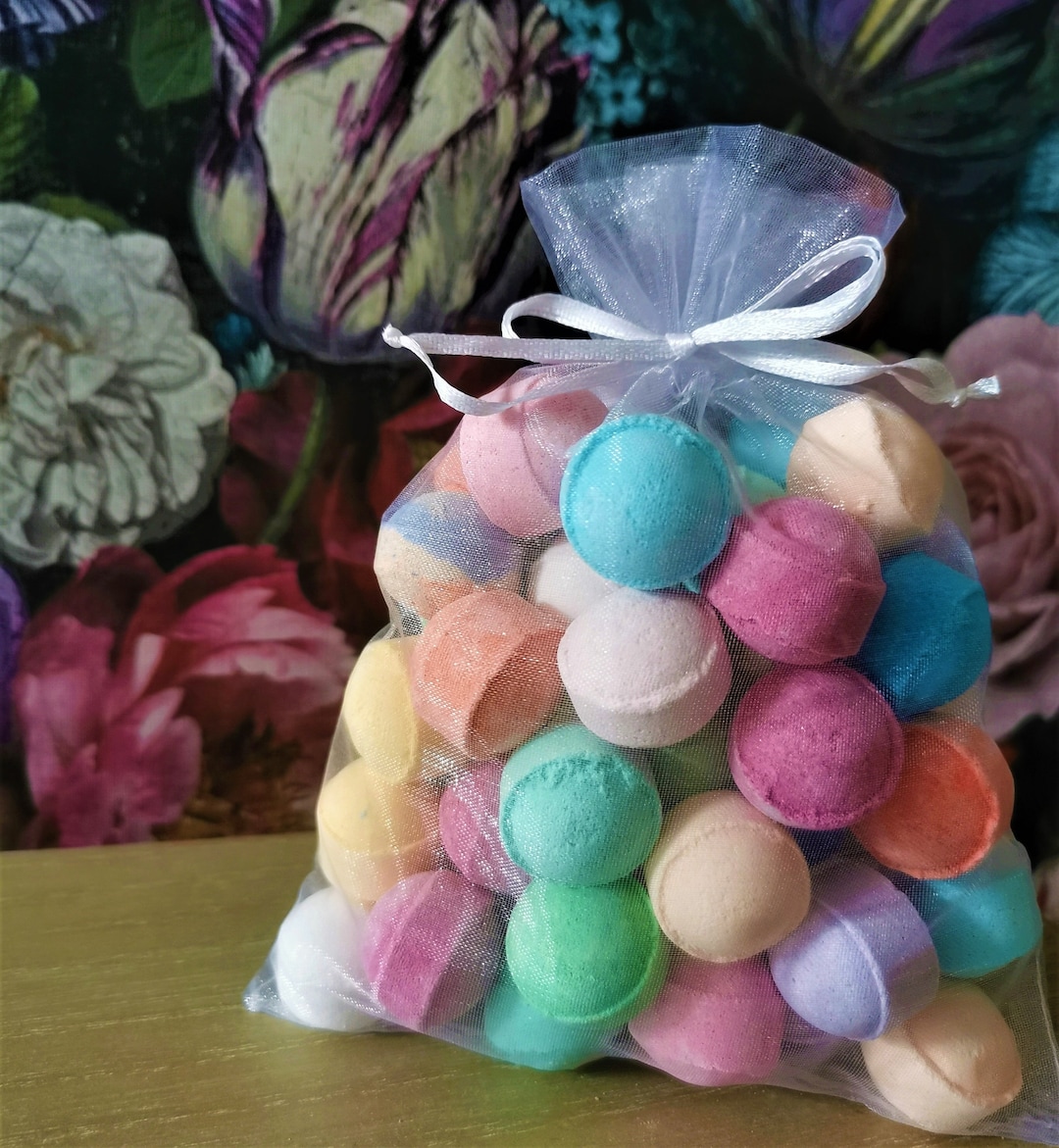 Small Bath Rocks 30 Mini Bath Marbles Chill Pills Fizzies Bombs Assorted Mixed ...