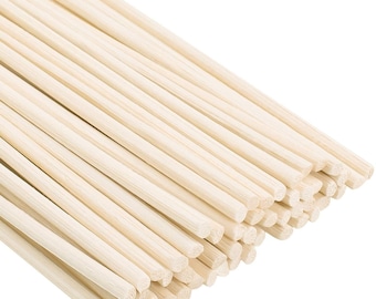 Natural Rattan Bamboo Diffuser Oil Replacement Reed Sticks 24cm x 3mm Thick Refill Reeds Long Absorbent 240mm x 3mm