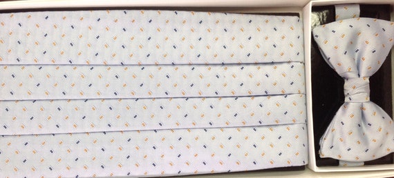 Vintage Cummerbund and Bow Tie