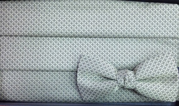 Vintage Cummerbund and Bow Tie