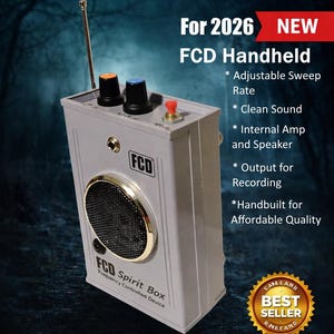 Caja de espíritus portátil FCD para caza de fantasmas