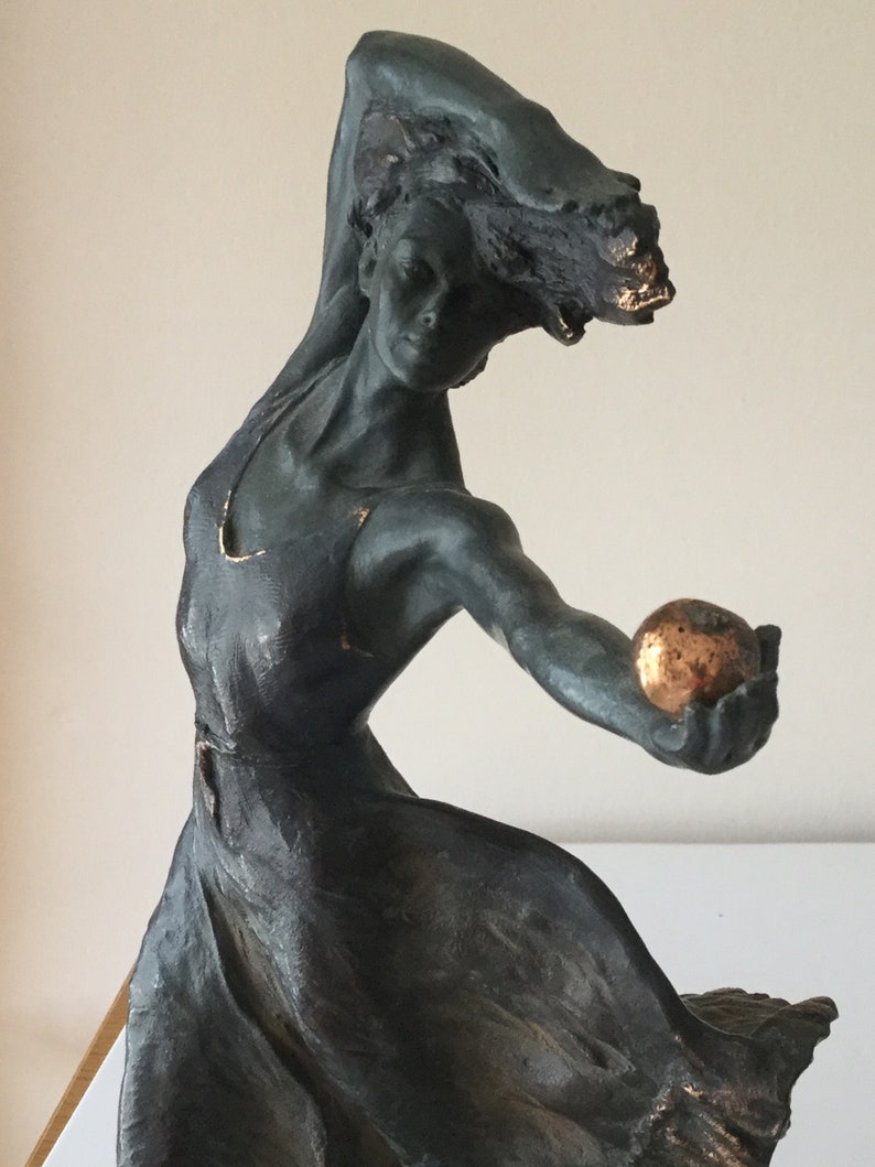 Miro 1992 Bronze Art Deco Sculpture of a Dancer Limited image 0