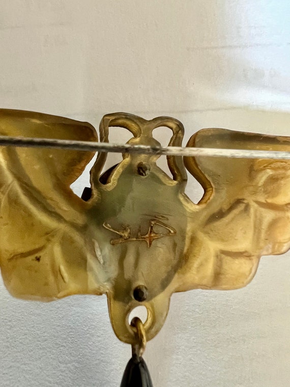 Georges Pierre, GIP, Rare French Art Nouveau Brooch, … - Gem