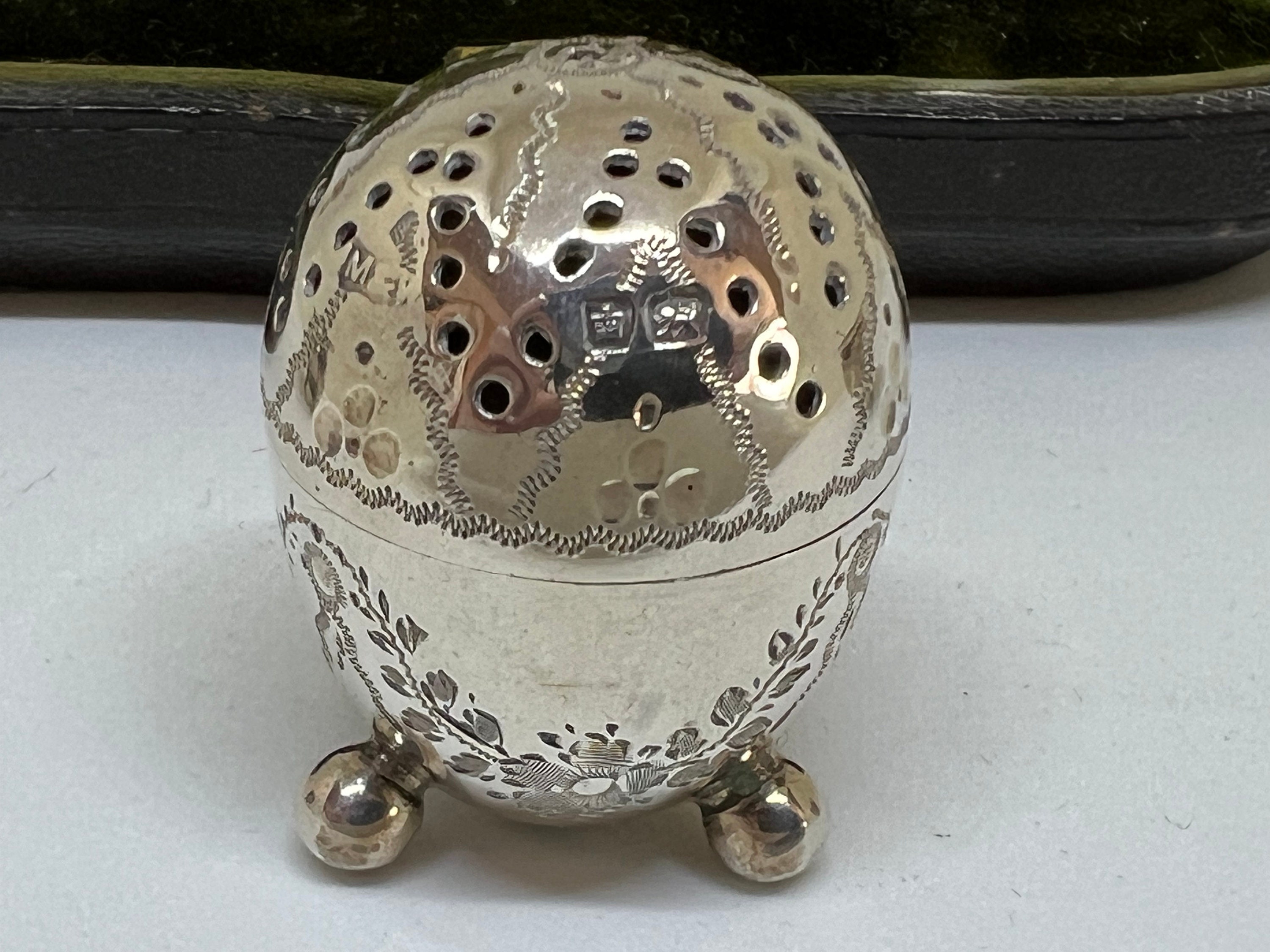 Antique Mappin & Webb Sterling Silver Condiment Set: Victorian