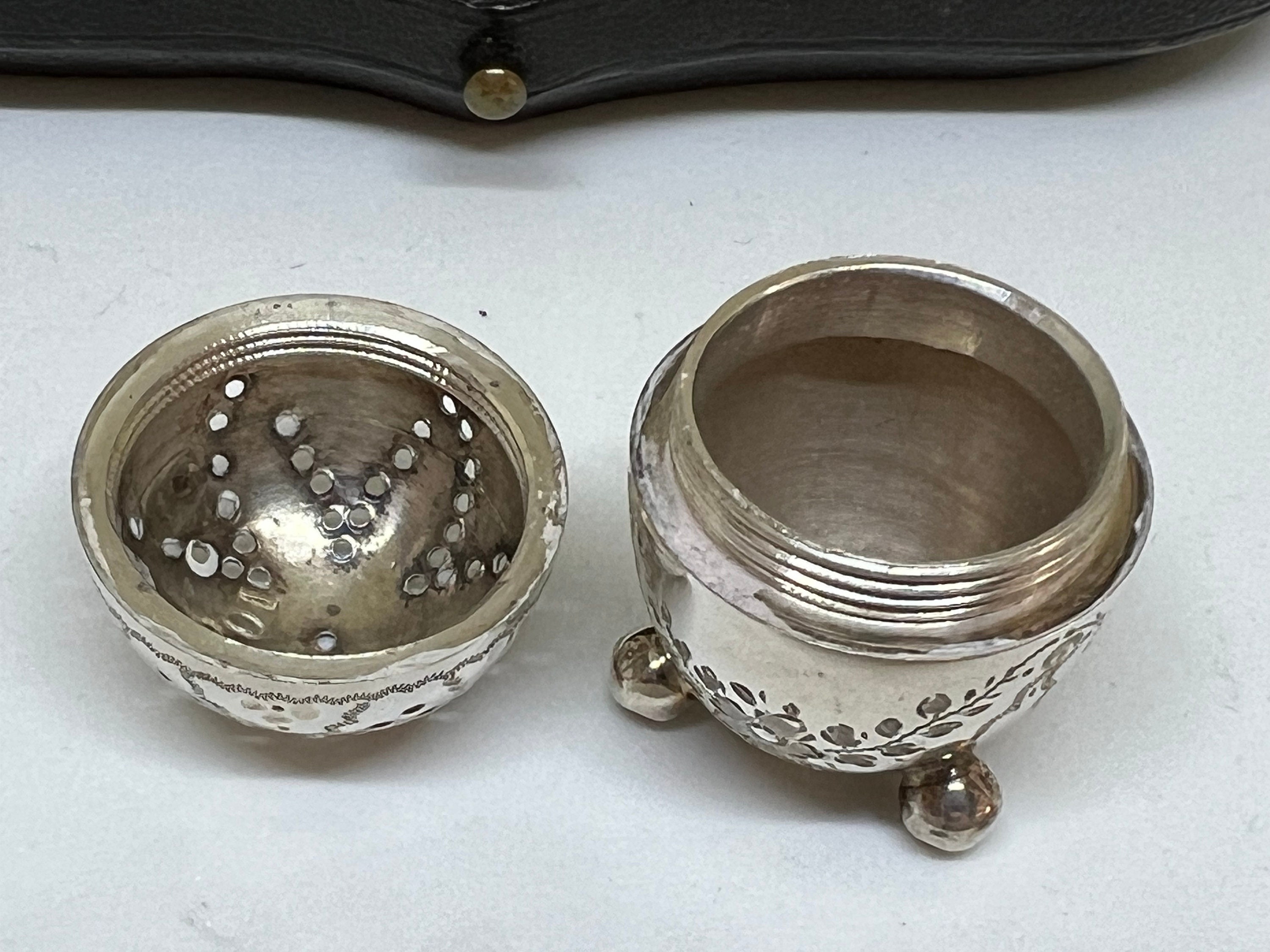 コレクション Mappin & Webb Silver Condiment Set Beautiful Antique English Sterling Silver Condiment Set
