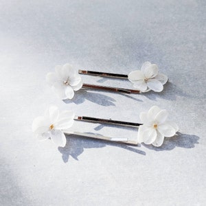 Handmade Real Flower 3D Hair Pins, Luxury Hair Accessories, Wedding, Communion, Birthday, Flower Girl, Statement Piece, Gifts for Her, Kids image 1