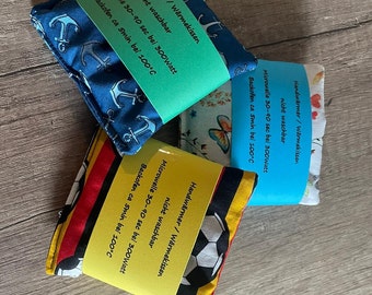 Handwärmer, Mini Körnerkissen 2erSet, Taschenwärmer