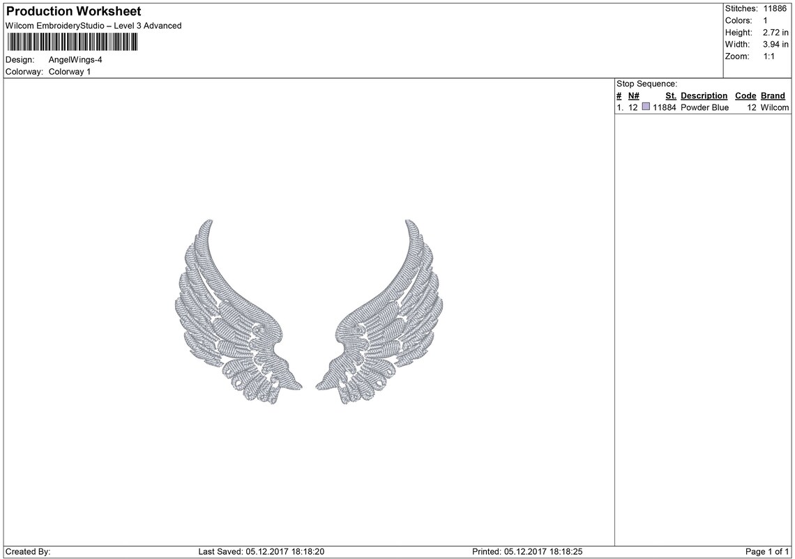 Angel Wings Embroidery Design Files - Etsy