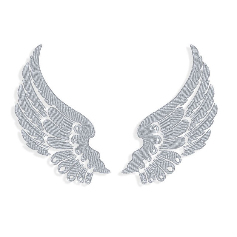 Angel Wings Embroidery Design Files - Etsy