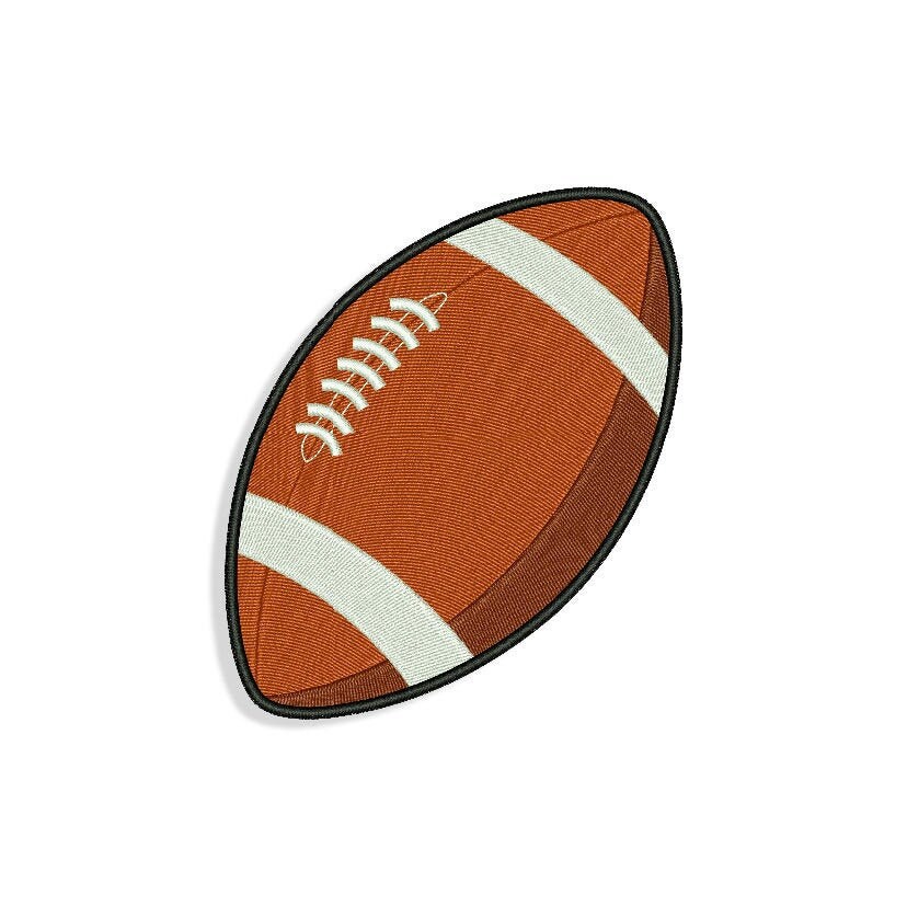 Football Embroidery design files Etsy