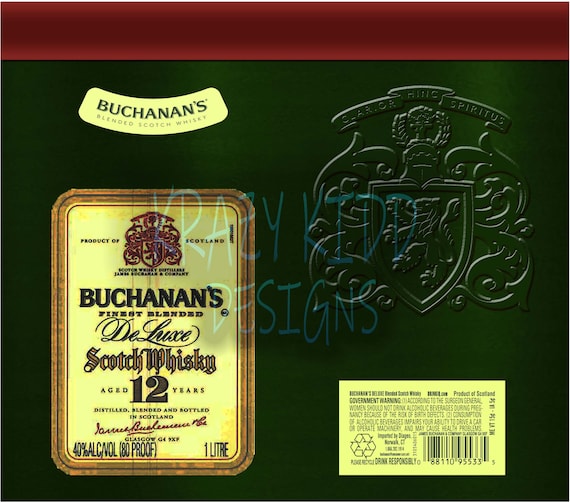 BUCHANAN'S SCOTCH WHISKEY TUMBLER- Includes One 20oz Metal Insulated T –  PALMETTO RESIN ART LLC
