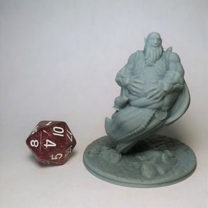 Tabletop/Dnd Elemental Djinn Wind Mini