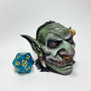 Dnd/Tabletop Goblin Head Prop