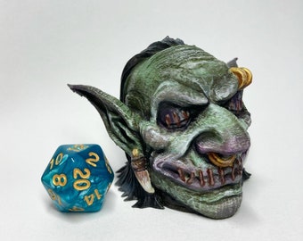 Dnd/Tabletop Goblin Head Prop