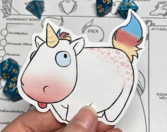 Derpy Unicorn Sticker
