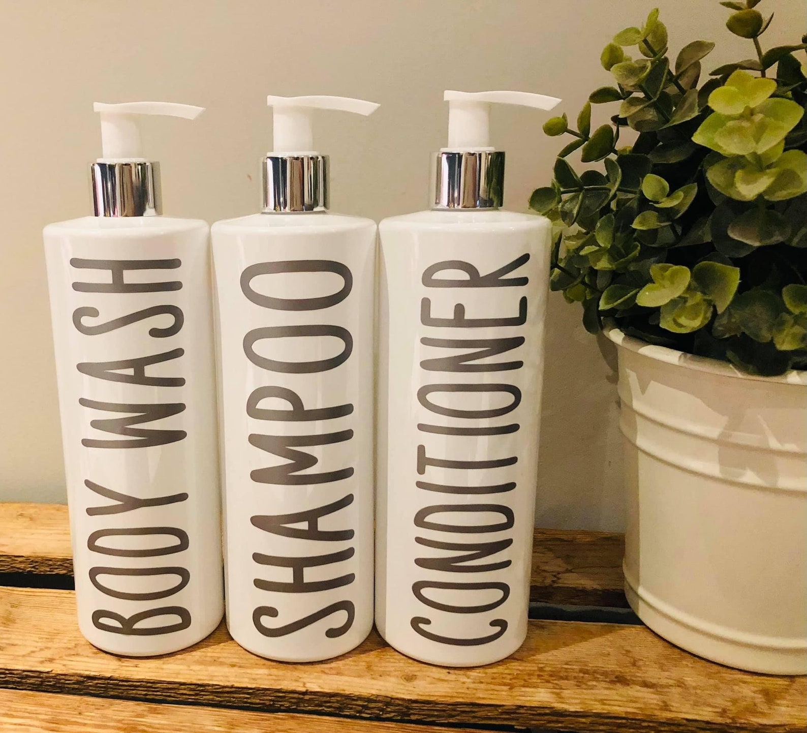 Bottle Label Decal Vinyl Stickers Body wash Shampoo Etsy