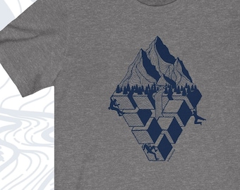 Boulder Penrose Triangle Unisex Jersey Short Sleeve Tee | Rock Climbing | Bouldering