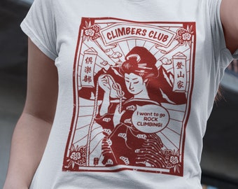 Koszulka Vintage Climbers Club Unisex z krótkim rękawem | Wspinaczka skałkowa | Bouldering