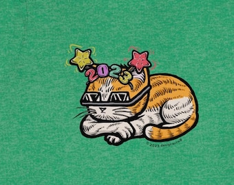 Cat of 2023 Unisex Jersey Short Sleeve Tee