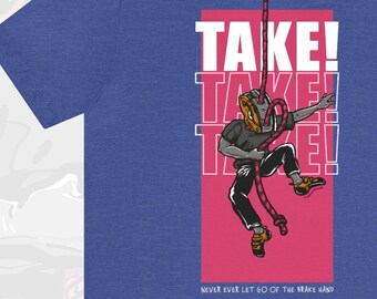 Take! Unisex Jersey Short Sleeve Tee | Rock Climbing