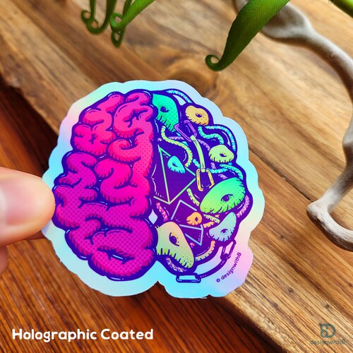 Climber's Brain Kiss-cut Vinyl Sticker | Rock Climbing | Bouldering