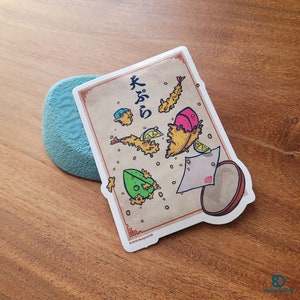 Climbing Holds Tempura Glossy Coated Kiss-cut Vinyl Sticker | Rock Climbing