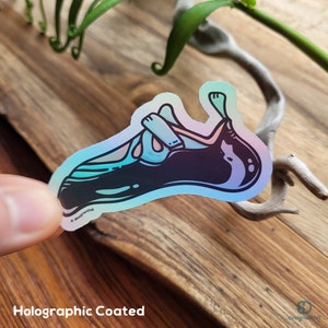 Aggressive Climbing Shoes Kiss-Cut Vinyl Sticker | Rock Climbing | Bouldering