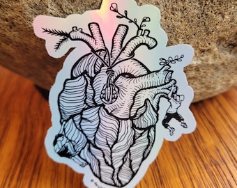 Heart of Climbing Kiss-cut Glossy Coated Sticker