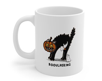 Boouldering Ceramic Mug 11oz | Rock Climbing