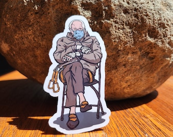 Bernie Rock Climber Vinyl Sticker