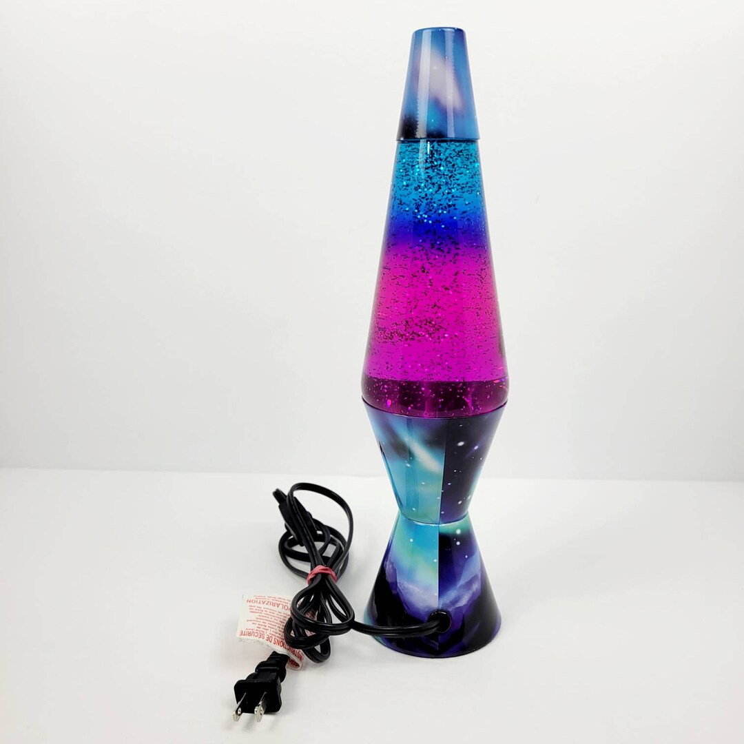 Schylling Lava Lamp Northern Lights Motion & Glitter Etsy