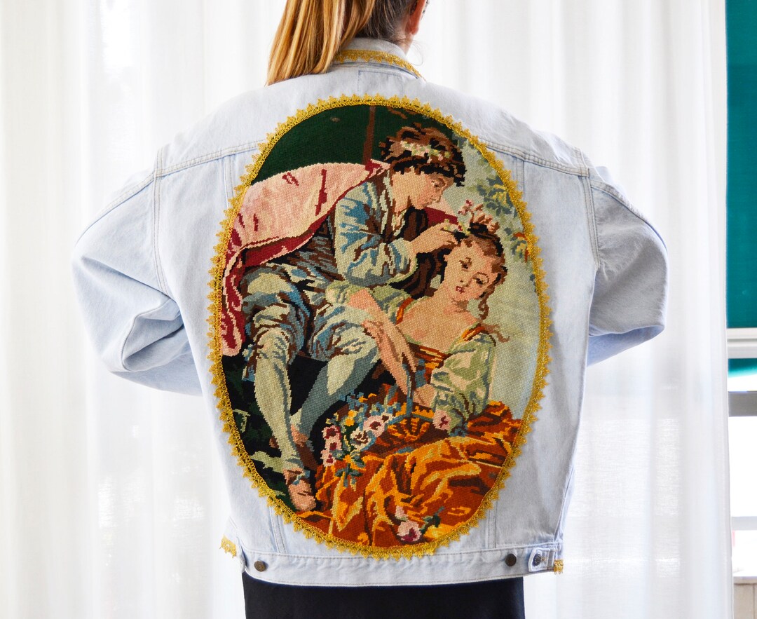Lee Denim Jacket, Custom Lee, Vintage Jacket, Light Denim Jacket