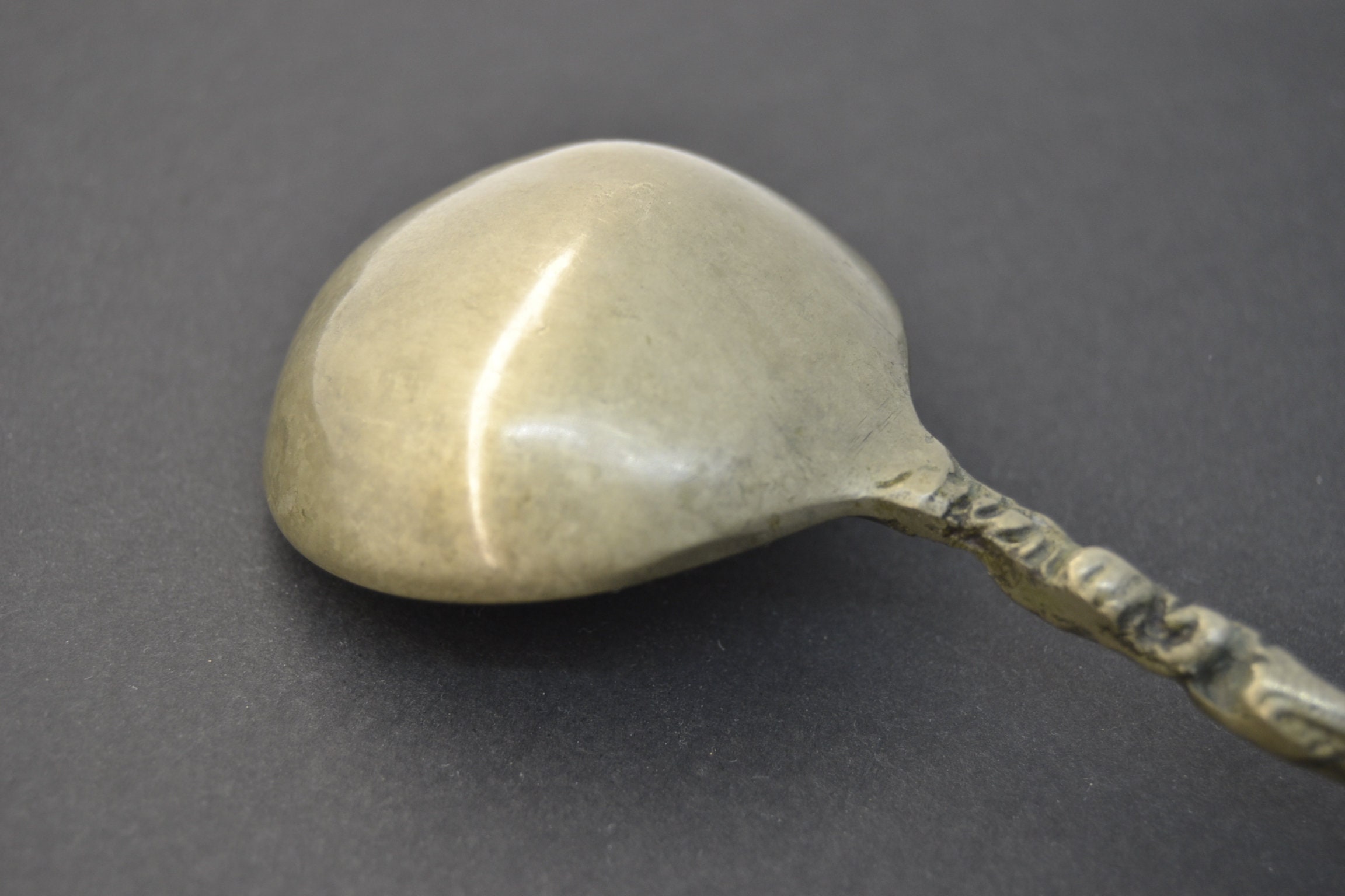 DII Serviettenring Set Vintage - 4er Set Messing Mit Löffel-Motiv Im Antiken Silber-Look