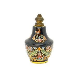 mini frasco de perfume porcelana,frasco de porcelana,frasco vintage,frasco azul,frasco de coleccion,regalo de coleccion,regalo de mujer