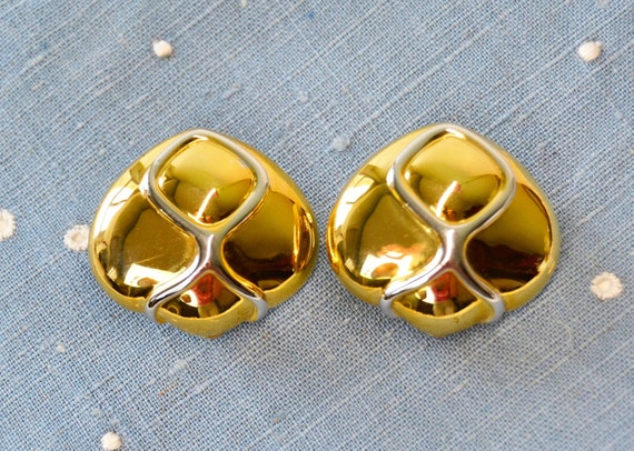 pendientes dorados cabouchon,cabouchon dorados,pendientes dorados, bijuteria dorada,pendientes de fiesta,pendientes de clip,