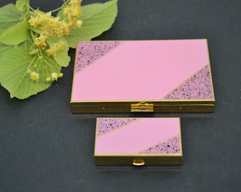 new vintage cigarette case and pillbox made in Germany
